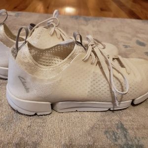 Clark's active trigenic tennis shoes - worn once!